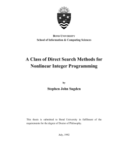A Class of Direct Search Methods for Nonlinear Integer Programming