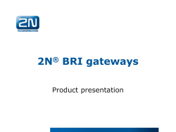 2N® BRI gateways