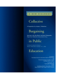 Collective Bargaining in Public Education