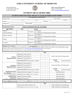 Please return this form to - Saba University School of Medicine