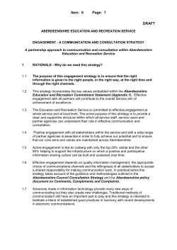 Aberdeenshire Education and Recreation Service