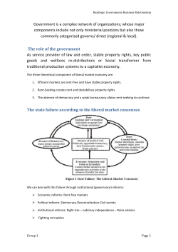 State Business Relations (SBRs)
