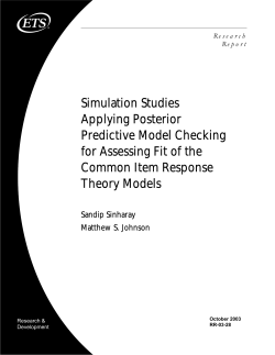 Simulation Studies Applying Posterior Predictive Model Checking for