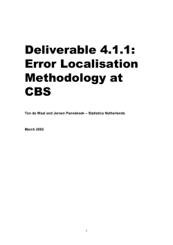 D411 CBS Methods - University of York