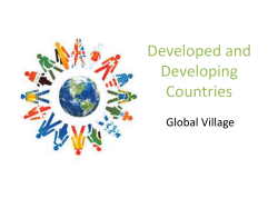 Developed and Developing Countries