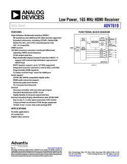ADV7610 - Analog Devices