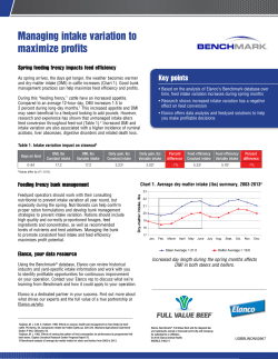Managing intake variation to maximize profits