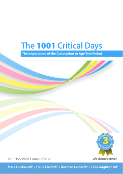1001 Critical Days Manifesto 3 Year Anniversary Edition