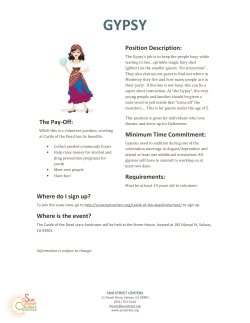 The Pay-Off: Position Description: Minimum Time Commitment