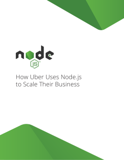 How Uber Uses Node.js to Scale Their Business