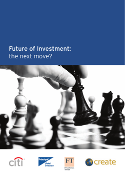 Future of Investment: the next move?