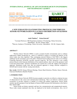 a new enhanced leach routing protocol for