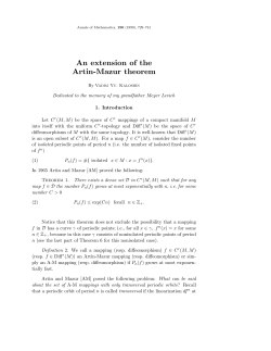 An extension of the Artin-Mazur theorem