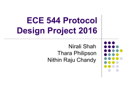 ECE 544 Protocol Design Project 2016