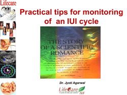 Practical tips for monitoring of an IUI cycle Dr