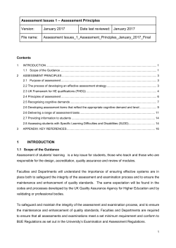 Assessment Issues 1