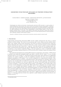 Geometric Evolutionary Dynamics of Protein Interaction Networks