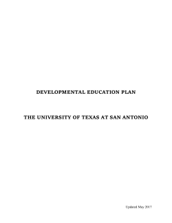 developmental education plan