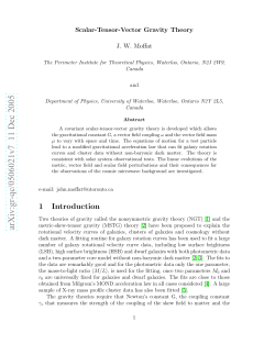 Scalar-Tensor-Vector Gravity Theory