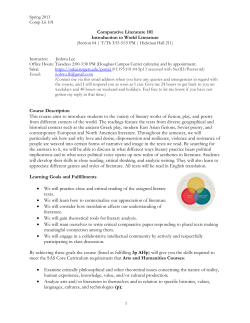 Document - Rutgers Comp Lit