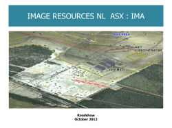IMAGE RESOURCES NL ASX : IMA