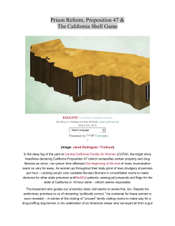 prison reform. - Los Medanos College