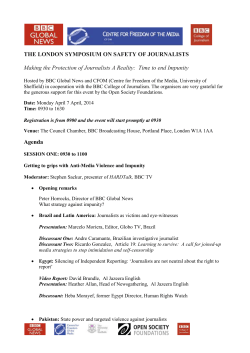 BBC-Safety-Symposium.. - Centre for Freedom of the Media