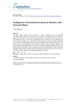 Endogenous Unrestricted Locations in Markets with Network Effects