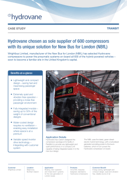 Hydrovane chosen as sole supplier of 600