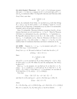 Lusin`s Theorem