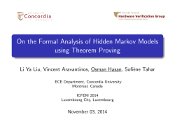 On the Formal Analysis of HMM Using Theorem
