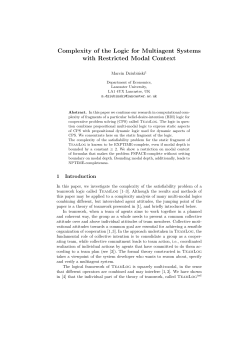 Complexity of the Logic for Multiagent Systems with