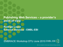 EMBL-EBI Powerpoint Presentation