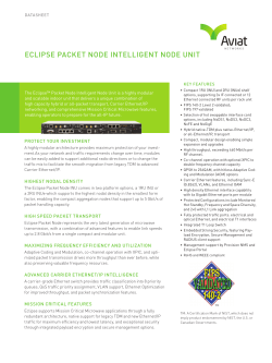eclipse packet node intelligent node unit