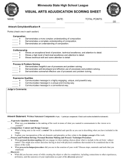 mshsl visual arts competition adjudication scoring sheet