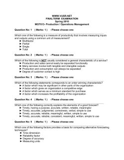 finalterm examination