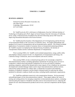 Tardiff Attachment 1 - Maryland Public Service Commission