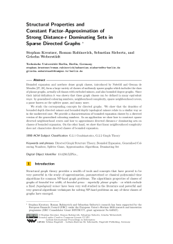 Structural Properties and Constant Factor-Approximation