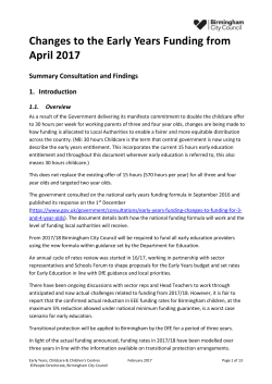 Question 5: Do you agree the funding rates for 2 year olds should be