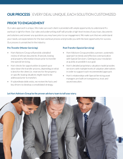 our process|every deal unique, each solution