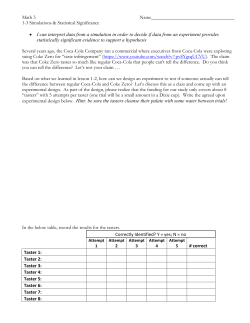 1-3 Simulation and Statistical Significance