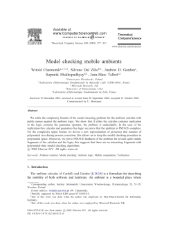 Model checking mobile ambients