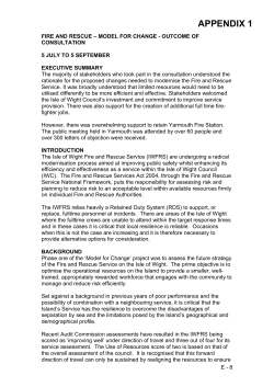appendix 1 - fire and rescue &ndash; model for change