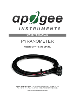 SP-110 - Apogee Instruments
