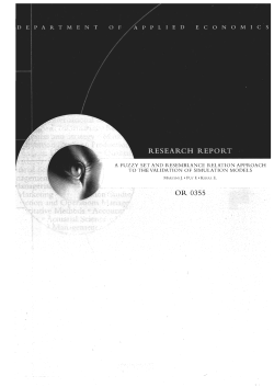 a fuzzy set and resemblance relation approach to the