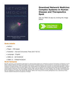 Network Medicine: Complex Systems in