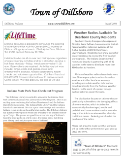 Dillsboro Library Dillsboro Elementary School
