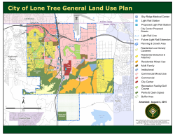 City of Lone Tree General Land Use Plan