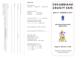 downloadable brochure - Columbiana County Fair