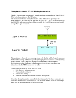 Test plan for the OLPC 802